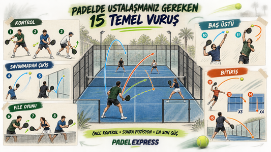 Padelde Ustalaşmanız Gereken 15 Temel Vuruş