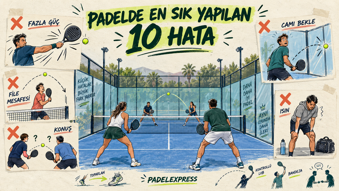 Padelde En Sık Yapılan 10 Hata ve Hızlı Çözümleri