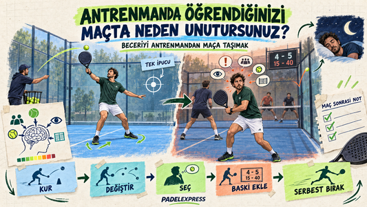Padelde Maç Sırasında Neden Gelişmek Zordur?