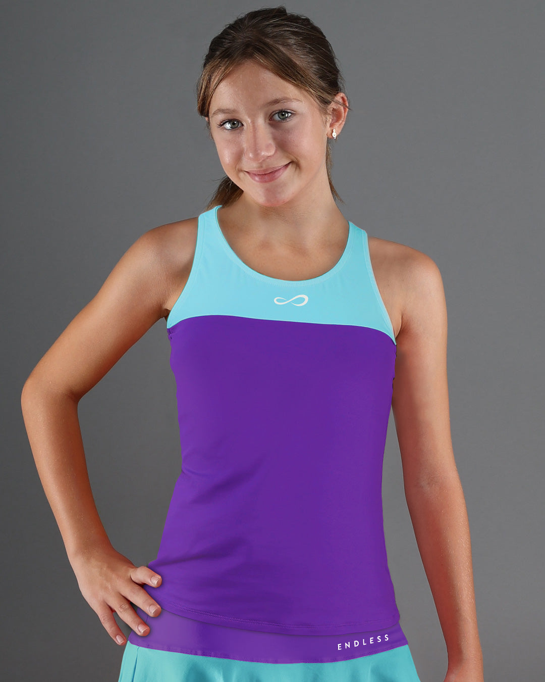 Endless Top Lace Kids Viola Tişört