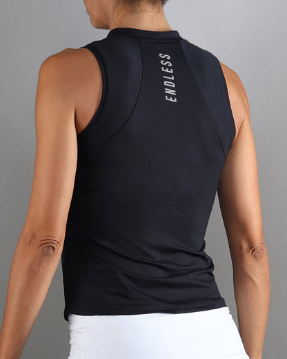 Endless Polo Glam Siyah Tişört
