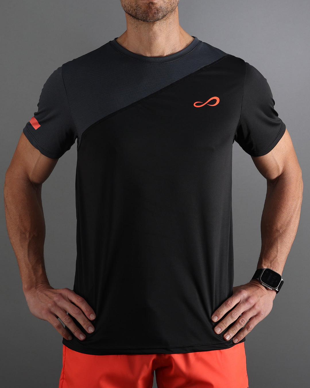 Endless AXYS Black Padel Tişörtü
