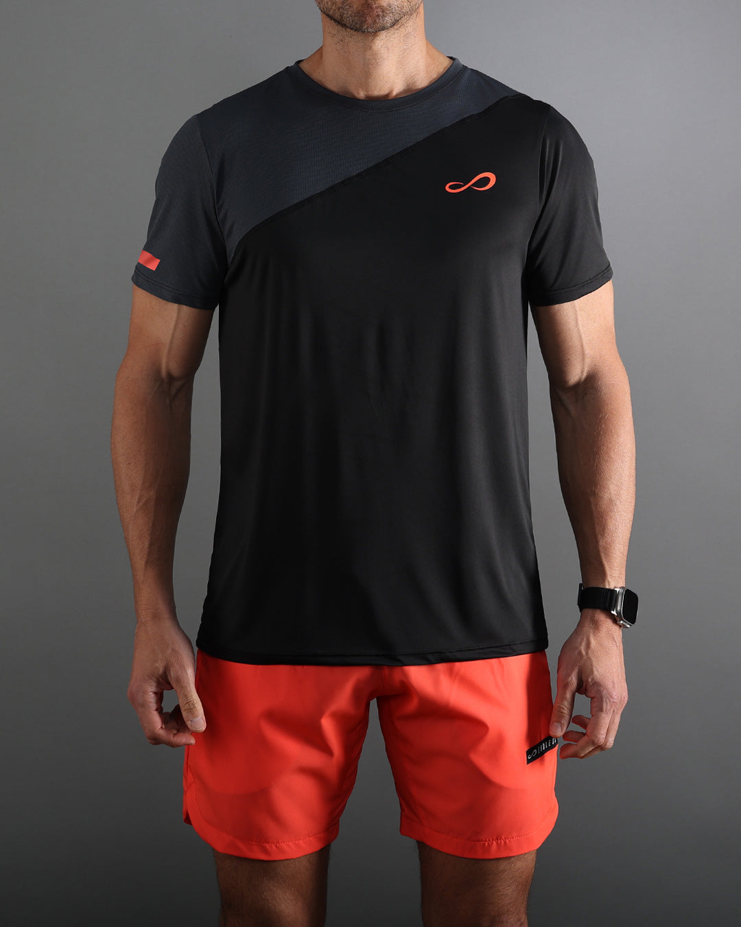Endless AXYS Black Padel Tişörtü