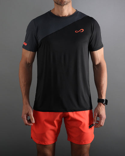 Endless AXYS Black Padel Tişörtü