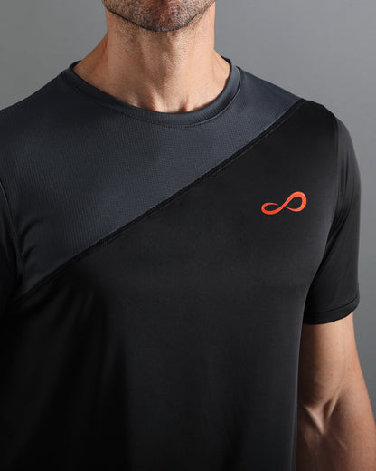 Endless AXYS Black Padel Tişörtü