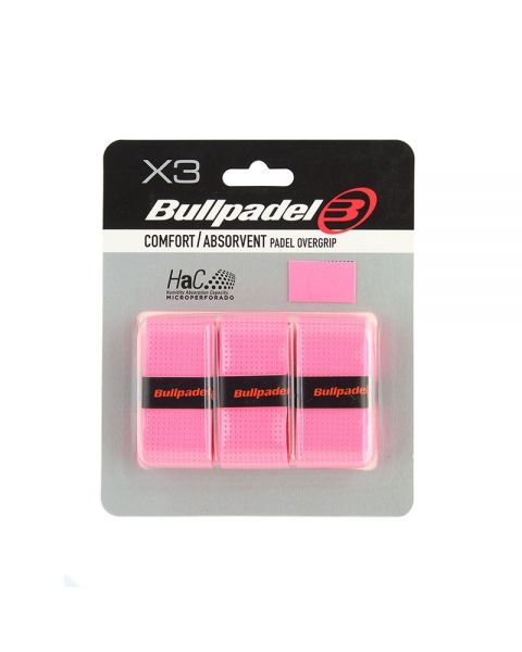 BULLPADEL PEMBE OVERGRIP 3'LÜ