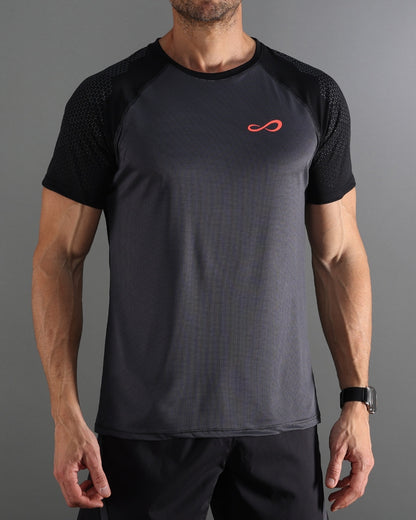 Endless Feisty Hexagon Black Padel Tişörtü